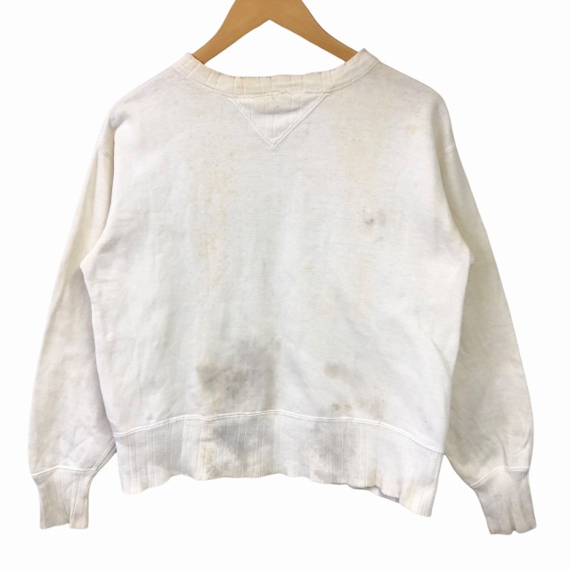 40s ～ 50s ビンテージ 針抜き 両V Pilgrim スウェット PILGRIM SWEAT SHIRT 40S 「はめ込み両V、針抜きリブ、汚れ