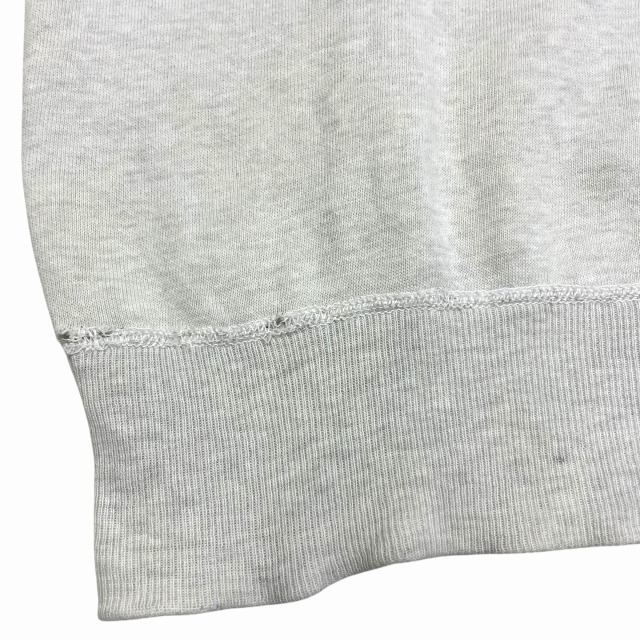 1950'S VINTAGE SWEAT SHIRT 「前V、フロッキープリント