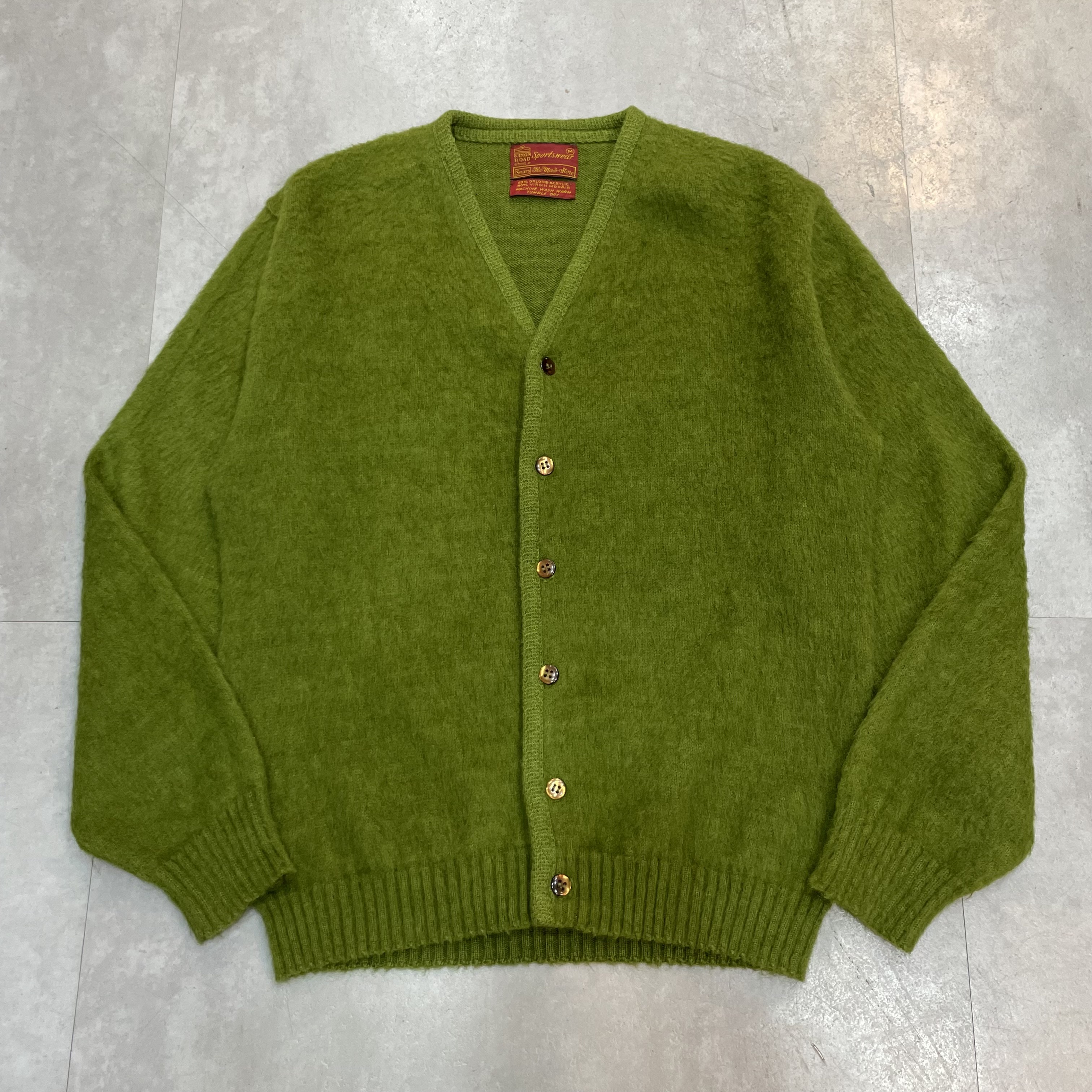 60s Coventry Mohair Cardigan素材ウール