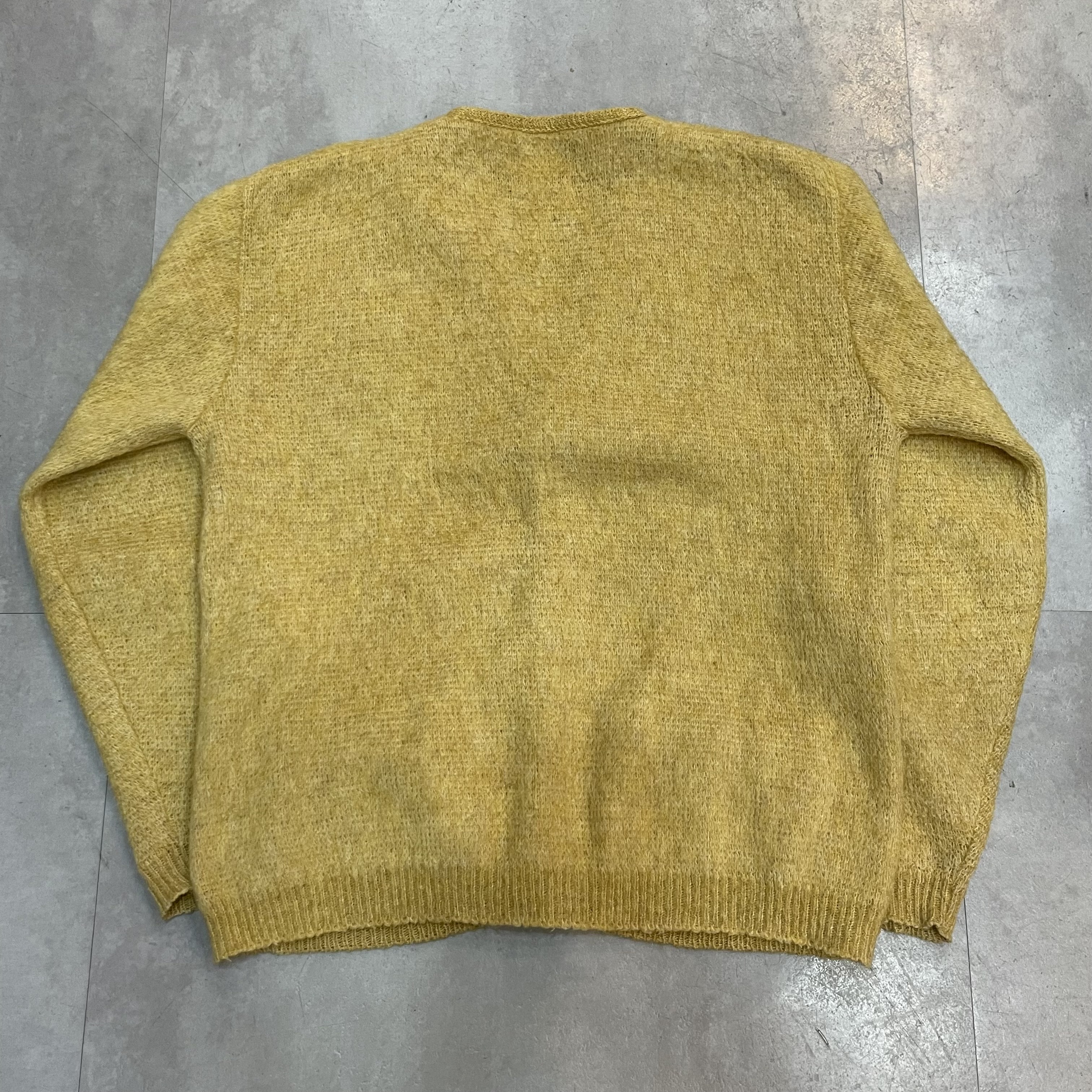 JUILLIARD MOHAIR CARDIGAN 60S 「ゴールド、サイズ M」｜SAFARI