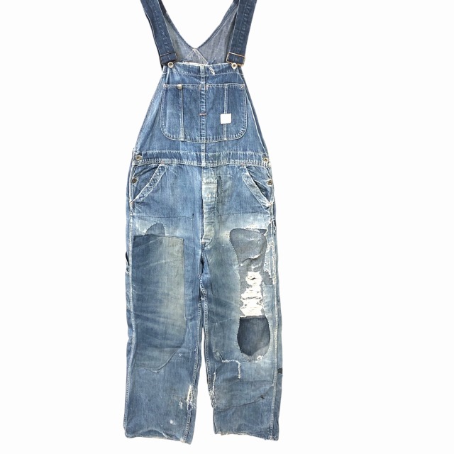 月桂樹さん専用 FULL PAY DENIM OVERALL 40S 「月桂樹ボタン、リペア」｜SAFARI