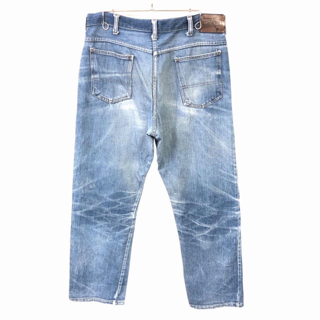 FUGA ヒゲ ハチノス design denim jeans denim ヒゲ ハチノス ヴィンテージ加工スキニーデニムジーンズ 黒