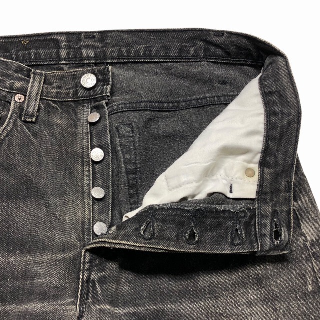 90's Levi's 501 USAブラック サルファ染め 後染め ヒゲ落ち 楽天市場】90s USA製 Levi's リーバイス501 ヒゲ落ち 後染め