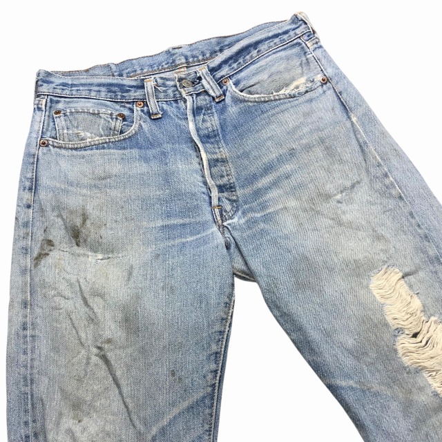LEVI'S 501 66 SINGLE 「ダメージ、実寸W31 L30」｜SAFARI