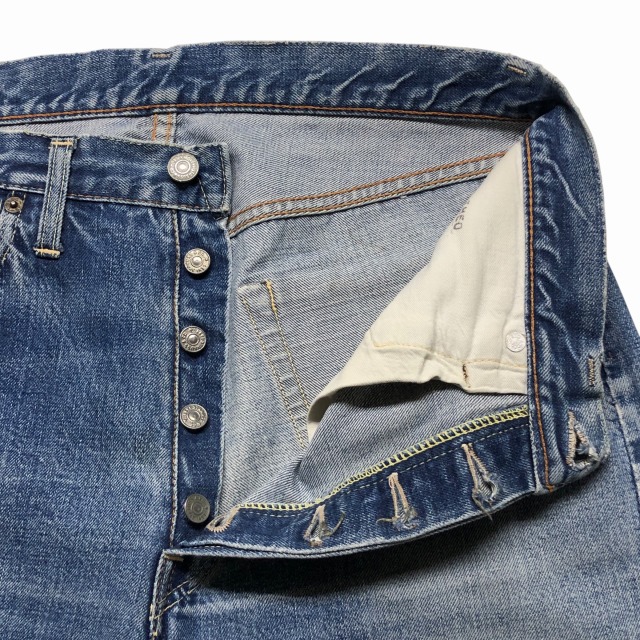 LEVI'S 501 BIG E 「Vステッチ、ウェストシングル、ゴールデン