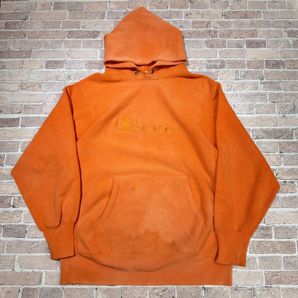 CHAMPION REVERSE WEAVE SCRIPT LOGO PARKA 90S 「レアカラー
