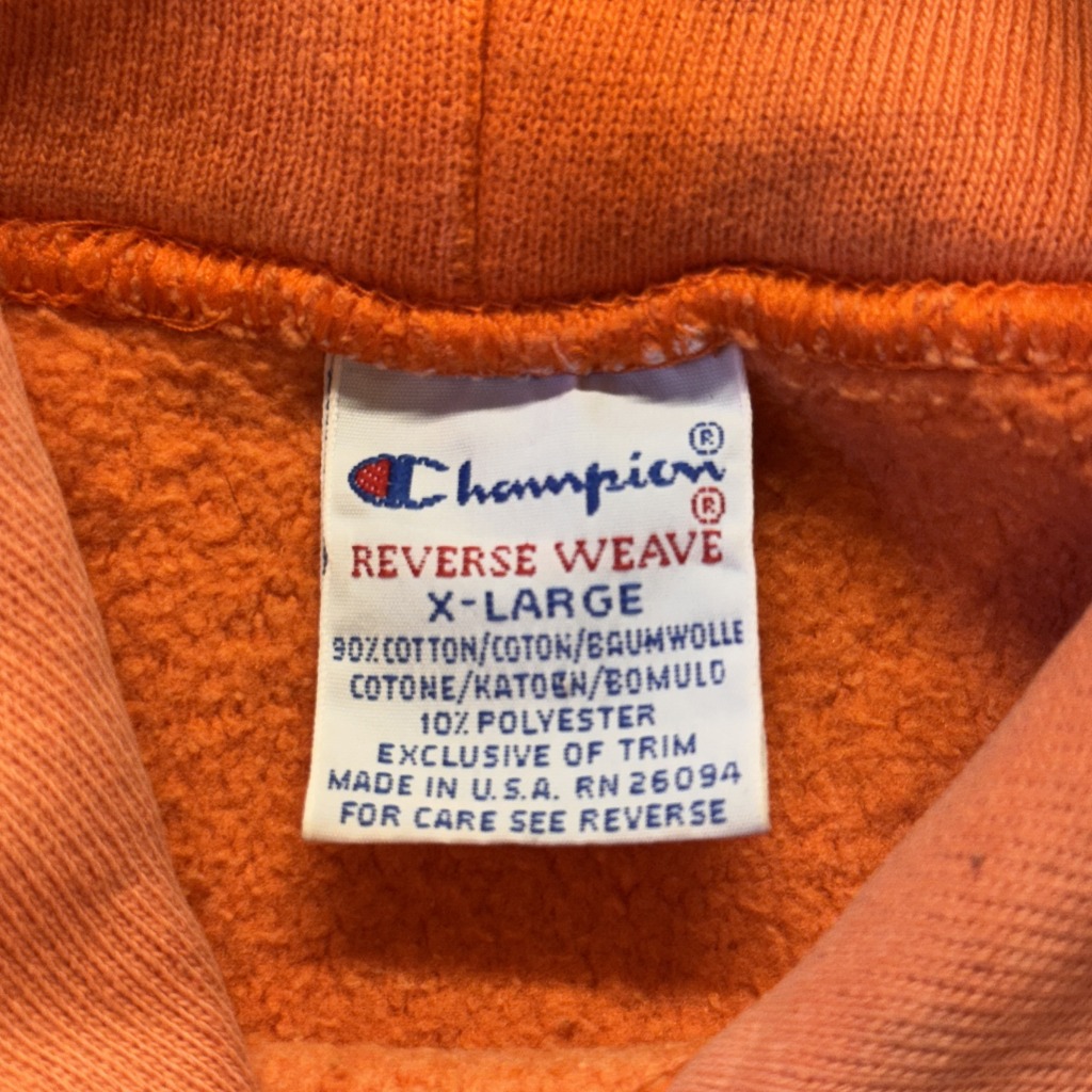 CHAMPION REVERSE WEAVE SCRIPT LOGO PARKA 90S 「レアカラー