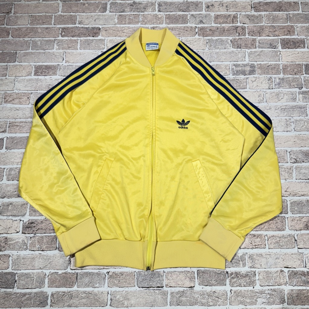 60's adidas atpジャケット adidas ATP TRACK JACKET 70S 「レアカラー、イエロー×ネイビー