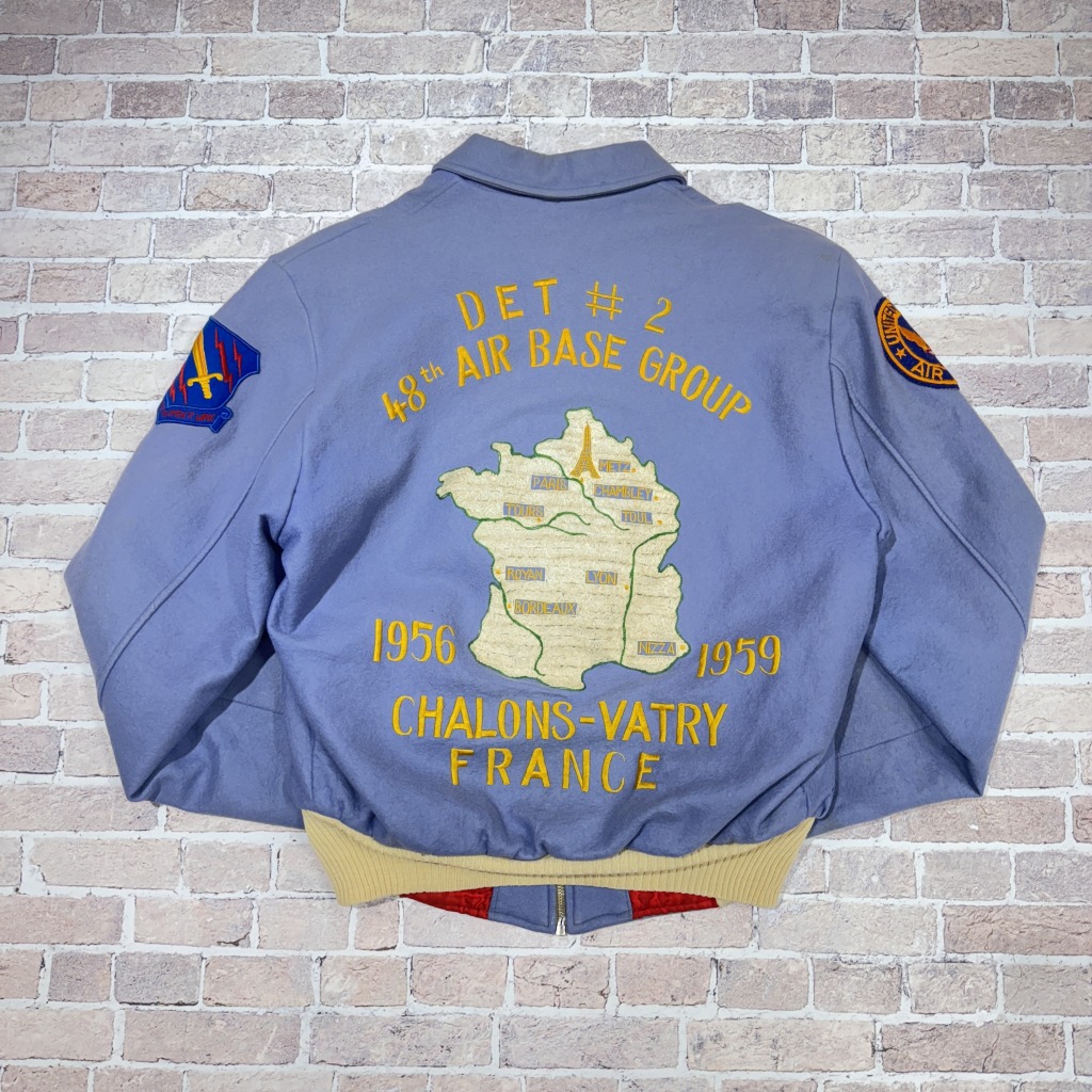 ［専用］vintage Souvenir Jacket & セットアップ 1960'S VINTAGE SOUVENIR JACKET 「ウール、AIR BASE GROUP