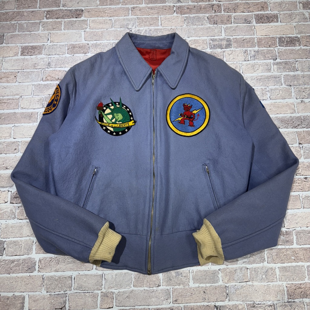 ［専用］vintage Souvenir Jacket & セットアップ 1960'S VINTAGE SOUVENIR JACKET 「ウール、AIR BASE GROUP