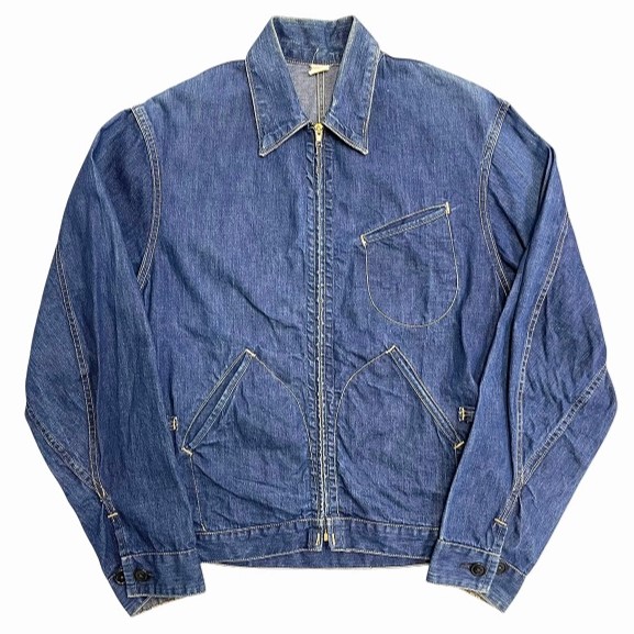 1960'S VINTAGE DENIM WORK JACKET 「91-Bタイプ」｜SAFARI