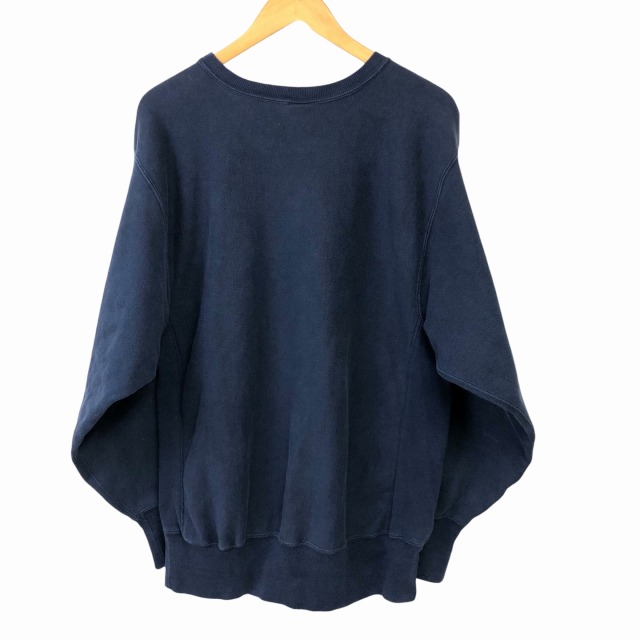CHAMPION REVERSE WEAVE 90S 「USA製、紺×白、YALE3段プリント