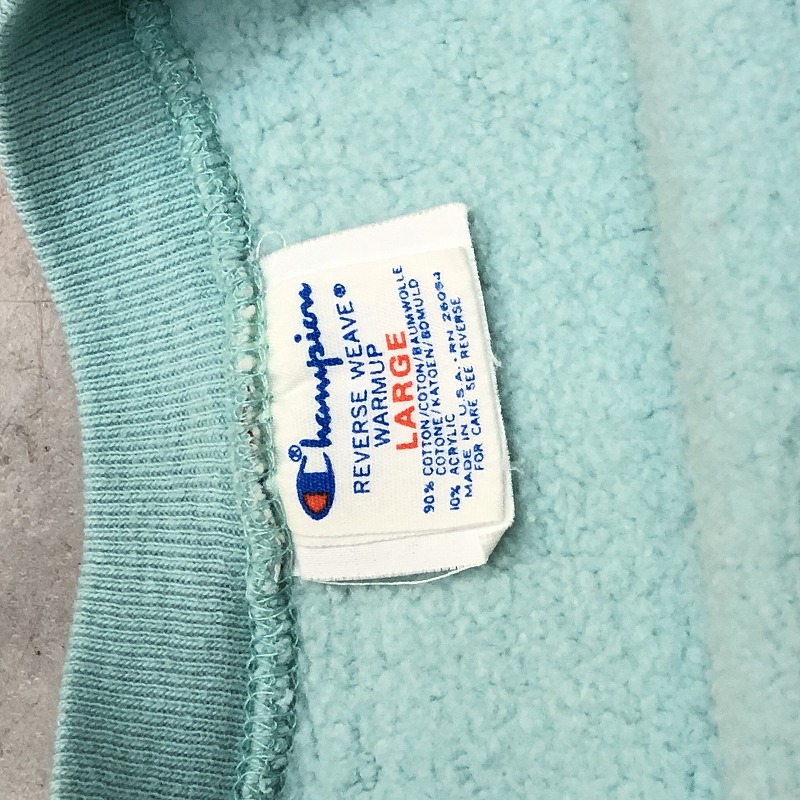 CHAMPION REVERSE WEAVE 80'S 「ティファニーブルー、L」｜SAFARI