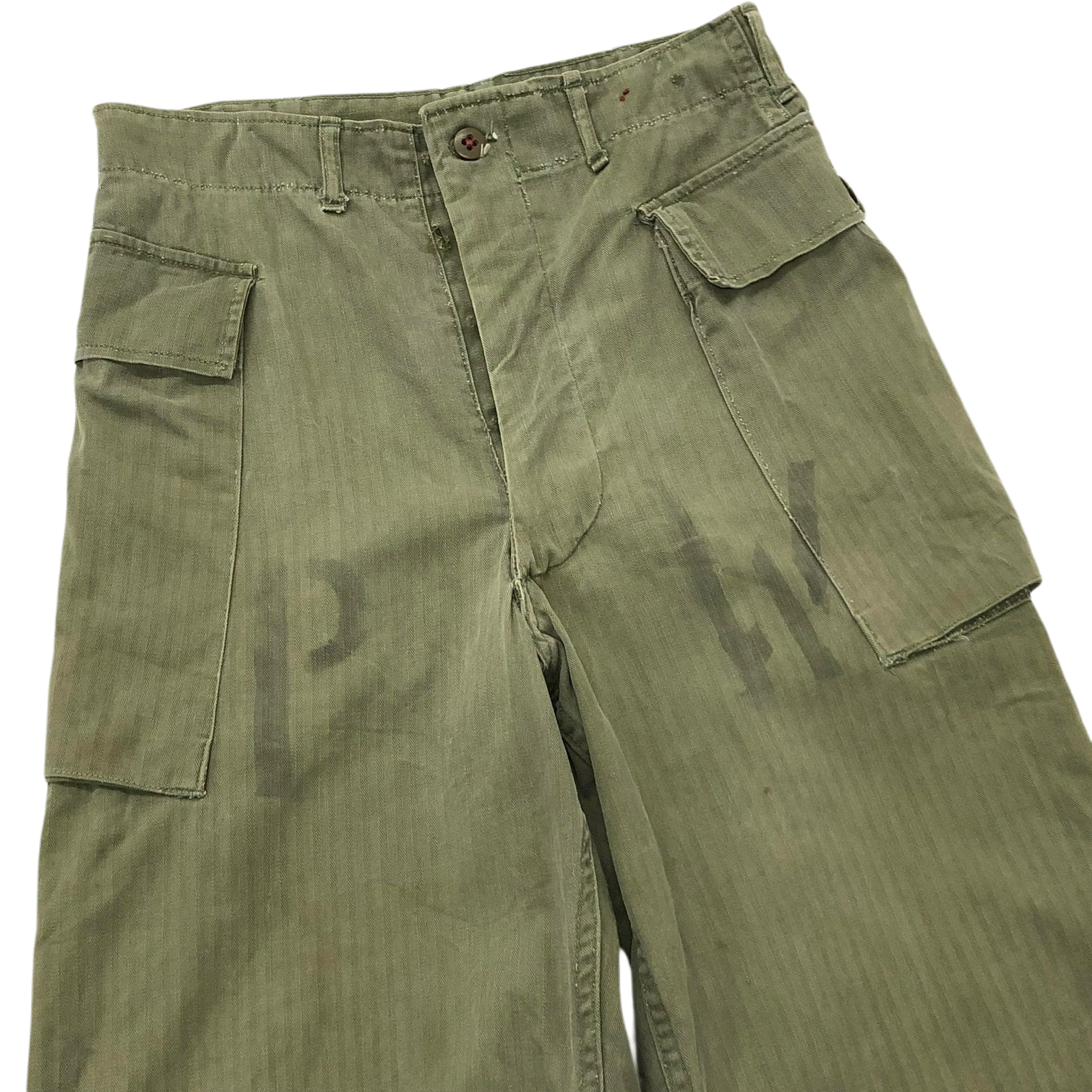 US ARMY M-43 HBT CARGO PANT 40S 「PW、実寸W29 L30.5」｜SAFARI