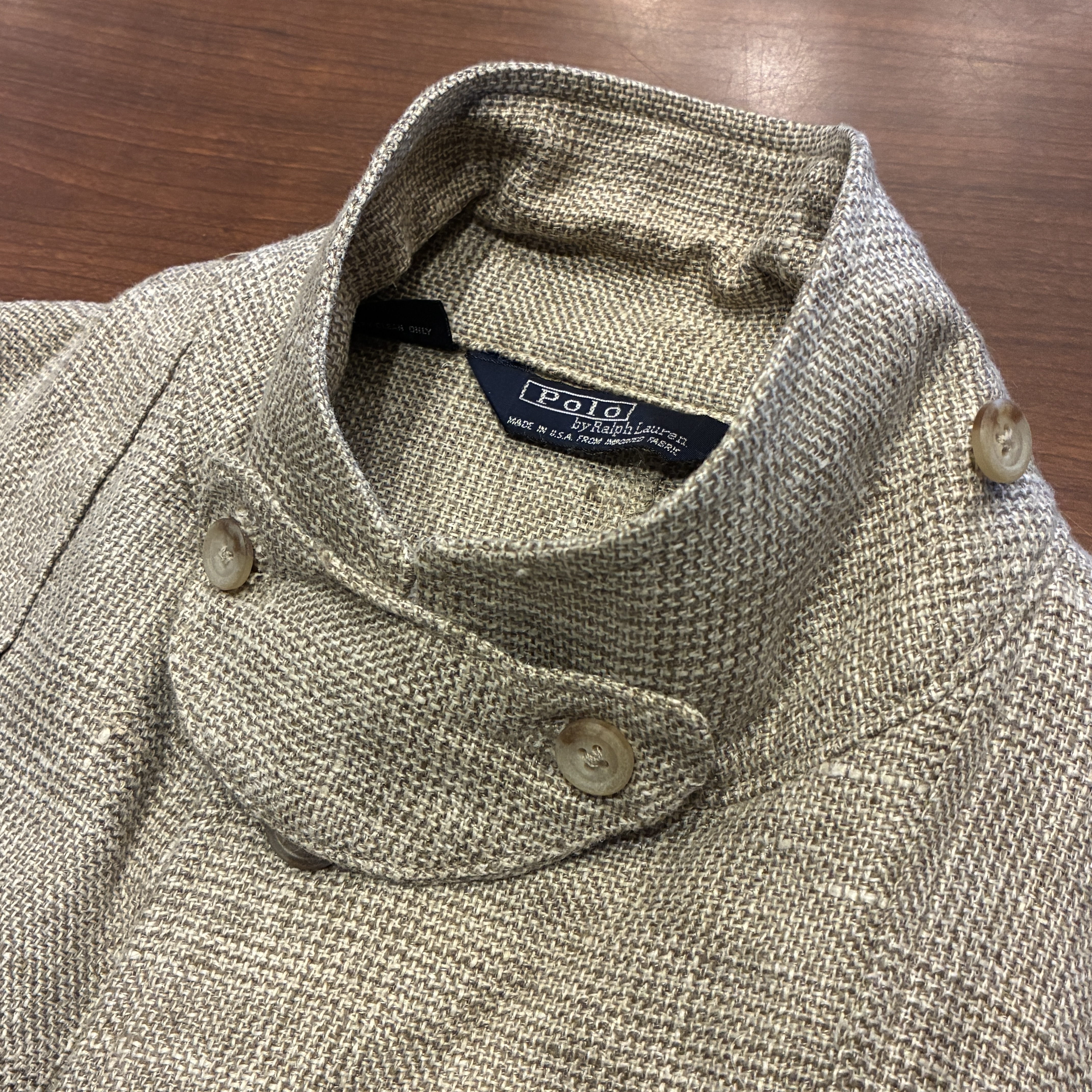 RALPH LAUREN LINEN SILK NORFORK JACKET 1990'S OLD USA製