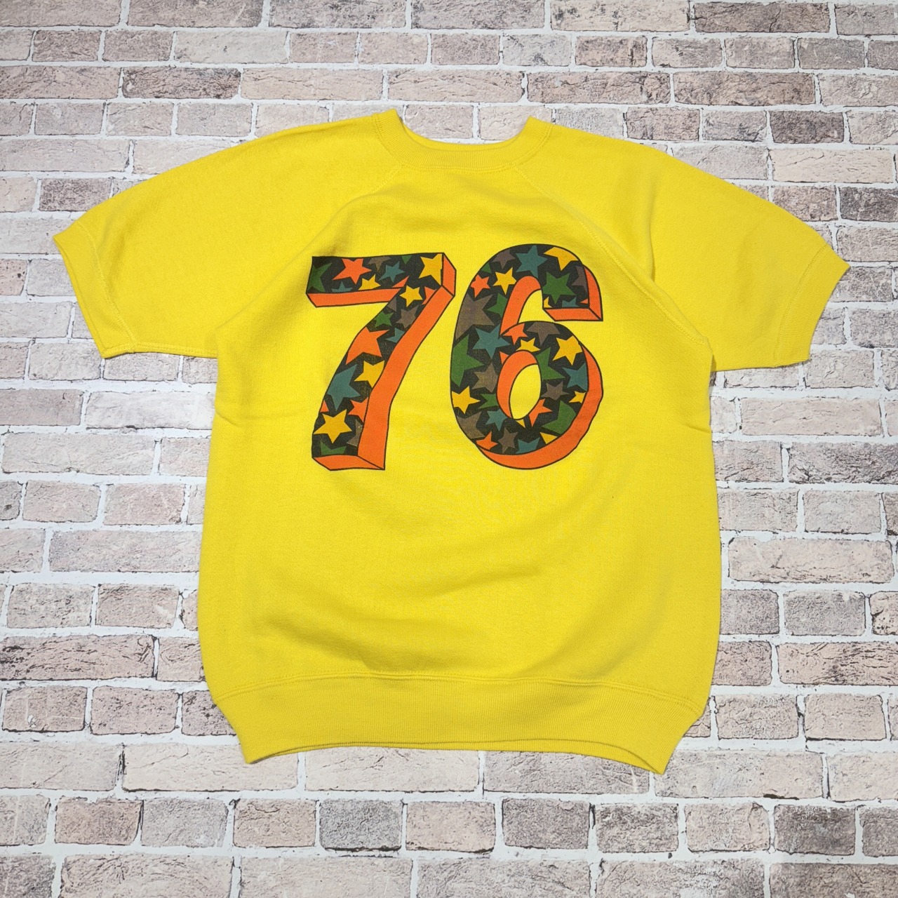 【中古】 Ｔシャツｏｒスウェット？/祥伝社 SPORTS WEAR S/S SWEAT SHIRT 70S 「76、DEAD STOCK、サイズM