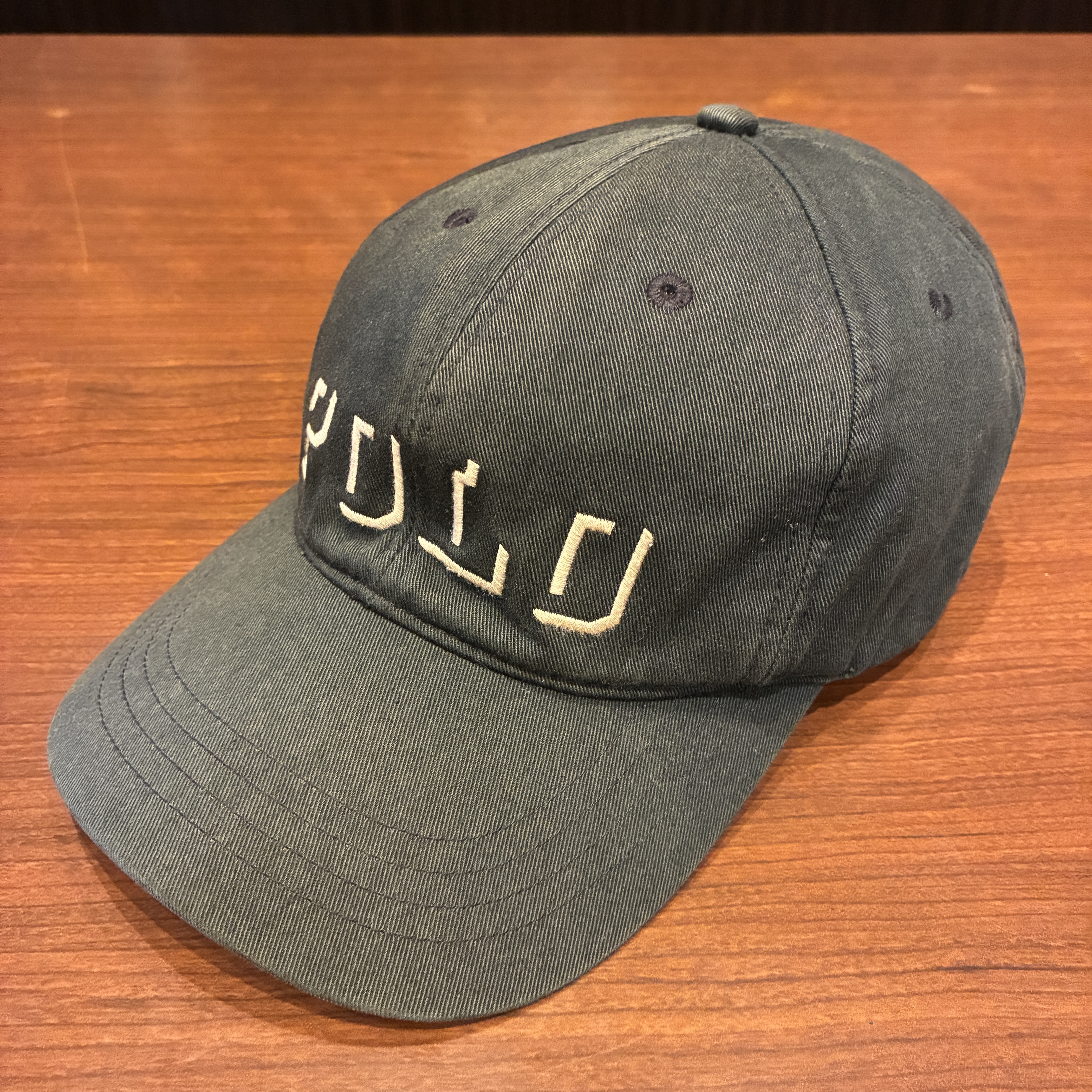 GEロゴフェルトウールCAP カーキ　90年代 GEロゴフェルトウールCAP カーキ 90年代
