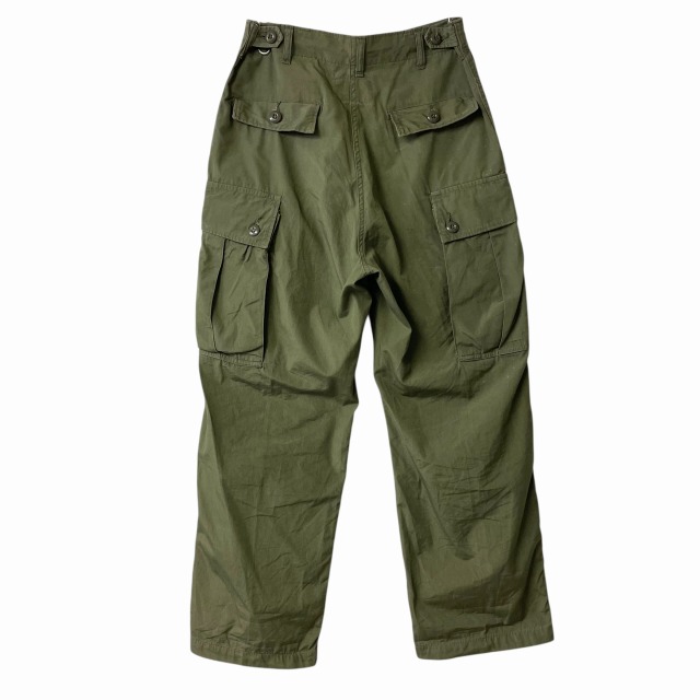 サルセーション トップス　ダークグリーン✖️ホワイト　フリーサイズ　⑥ US ARMY FATIGUE PANT 1ST MOEL 60S 「剥き出しボタン、S-R