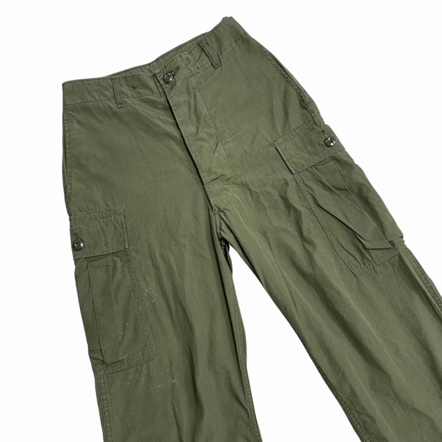 サルセーション トップス　ダークグリーン✖️ホワイト　フリーサイズ　⑥ US ARMY FATIGUE PANT 1ST MOEL 60S 「剥き出しボタン、S-R