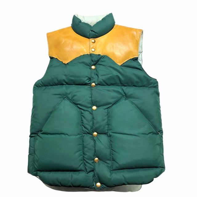ROCKY MOUNTAIN DOWN VEST 70S 「グリーン、36」｜SAFARI