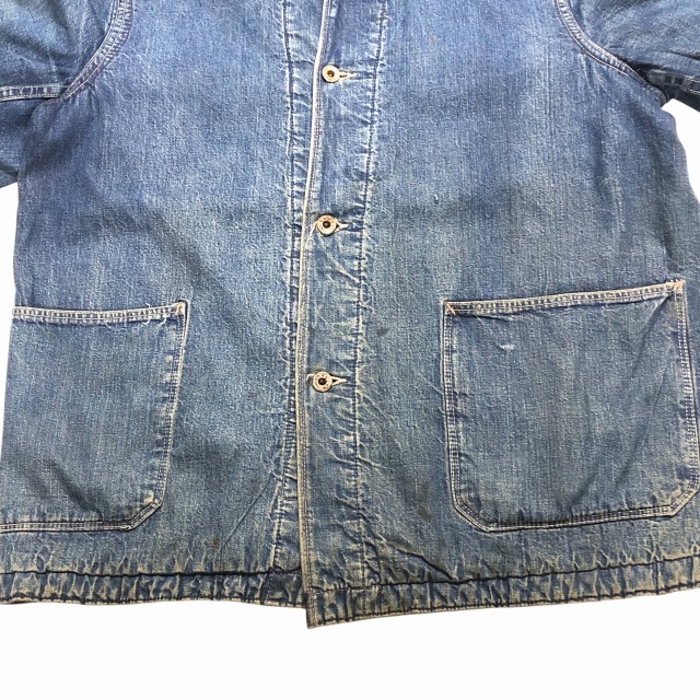 1940'S VINTAGE DENIM COVERALL WWⅡ 「大戦モデル、月桂樹