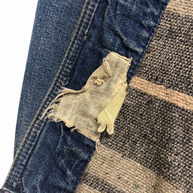 昭和レトロ プリモ シャンティベアL 1940'S VINTAGE DENIM COVERALL WWⅡ 「大戦モデル、月桂樹