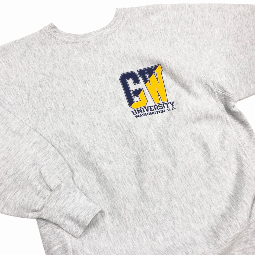 CHAMPION REVERSE WEAVE 90S 「両面プリント、GW、サイズL