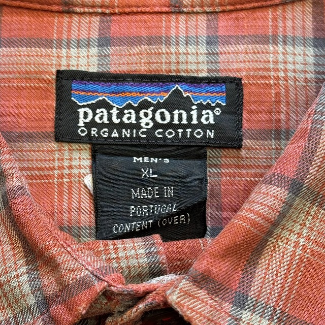 F*e様 Patagonia 1996年 スカノラック・トップ 中国製 L マン ポルトガル製】PATAGONIA FLANNEL SHIRT 1996 FUNKY PLAID:CARMINE XL