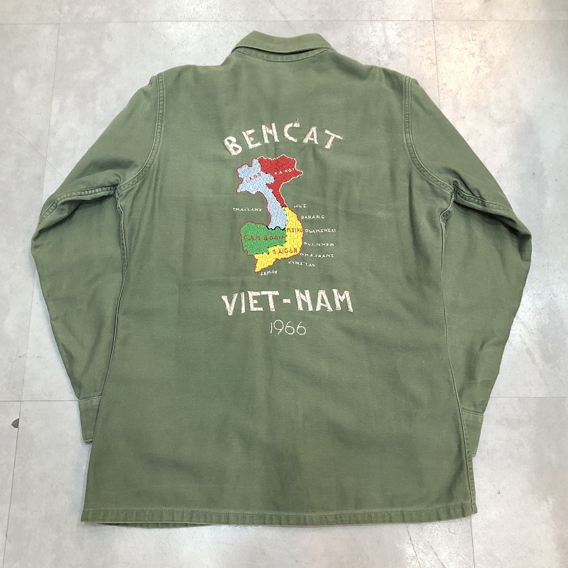 US ARMY UTILITY SHIRT 60S 「ベトジャン刺繍、14 1/2」｜SAFARI 