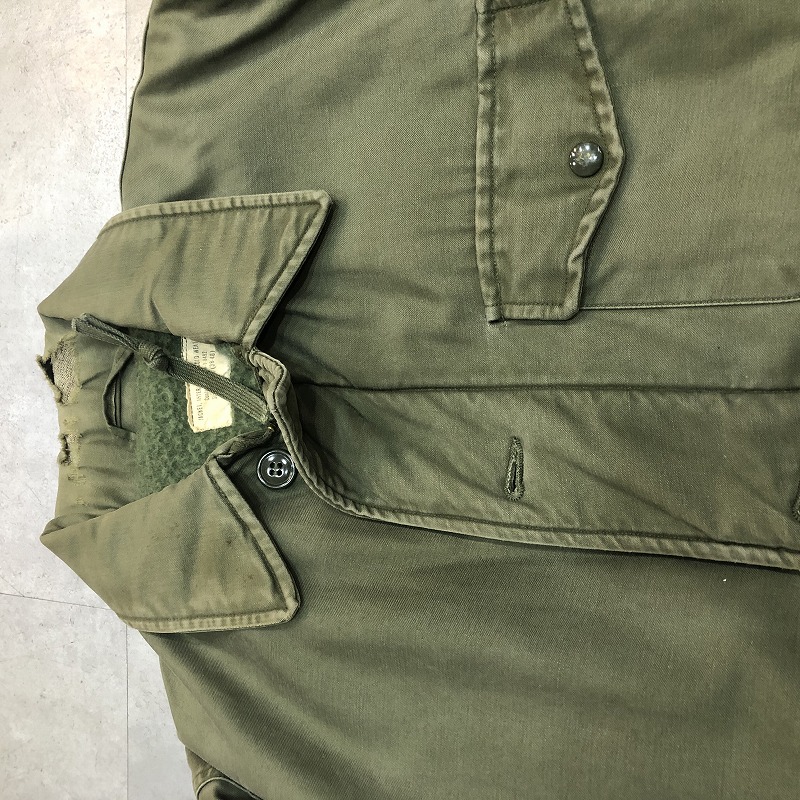 US NAVY A-2 DECK JACKET 60S 「初期型、三角フラップ、背面ステンシル