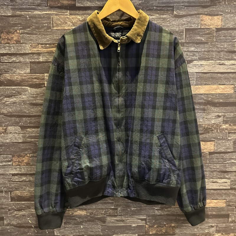 RALPH LAUREN OILED BLACKWATCH SWING TOP 1980'S OLD｜SAFARI