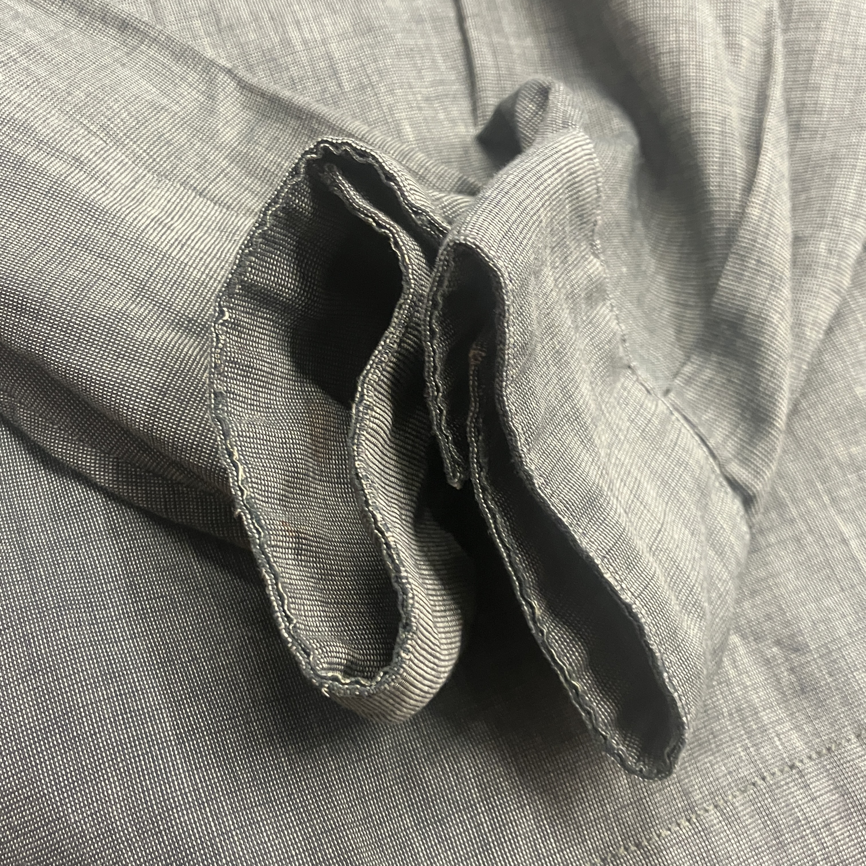 VAN HEUSEN L/S COTTON SHIRT 60S 「レアパターン、ダークグレー