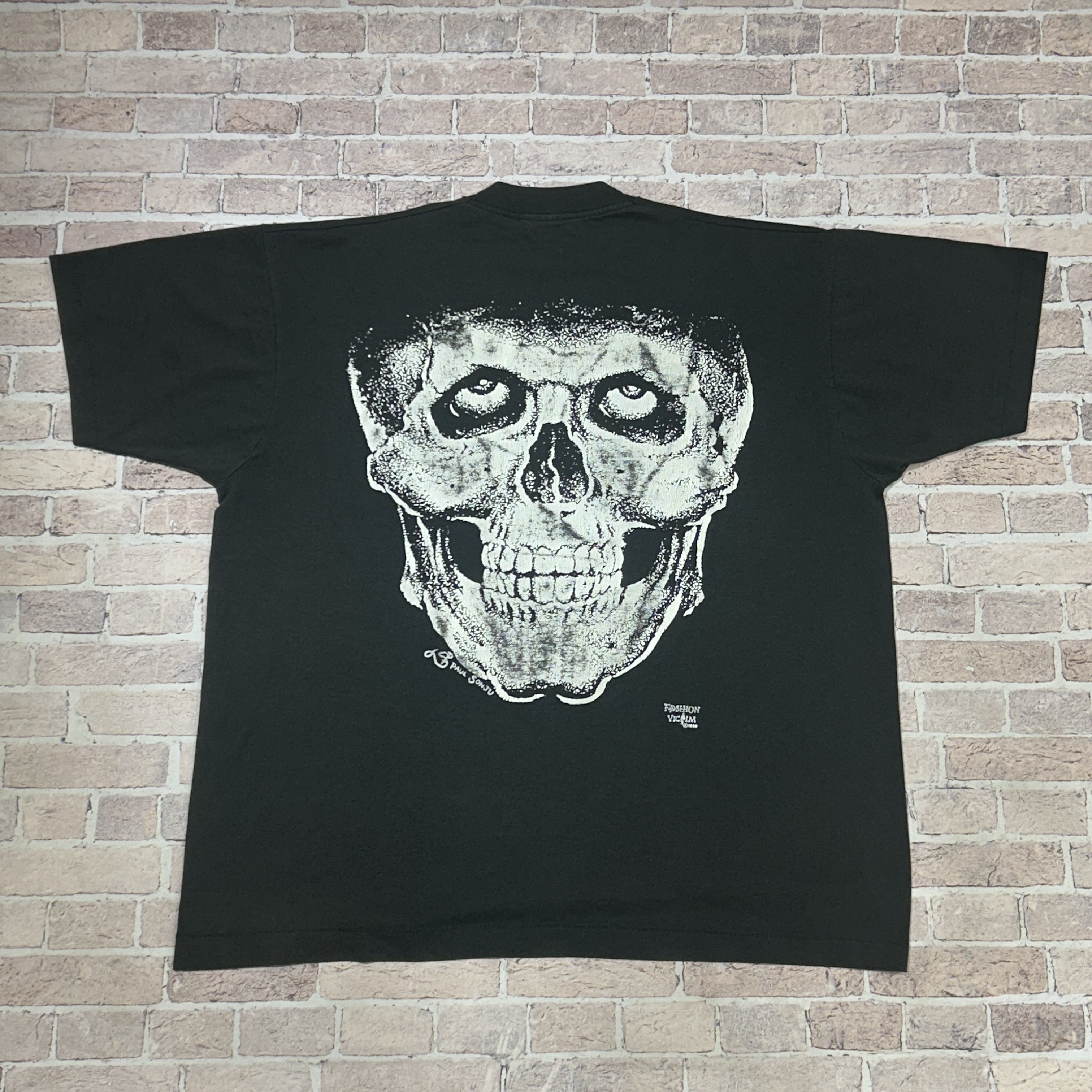 FASHION VICTIM T-SHIRT 90S 「SKULL、SIZE XL」｜SAFARI サファリ