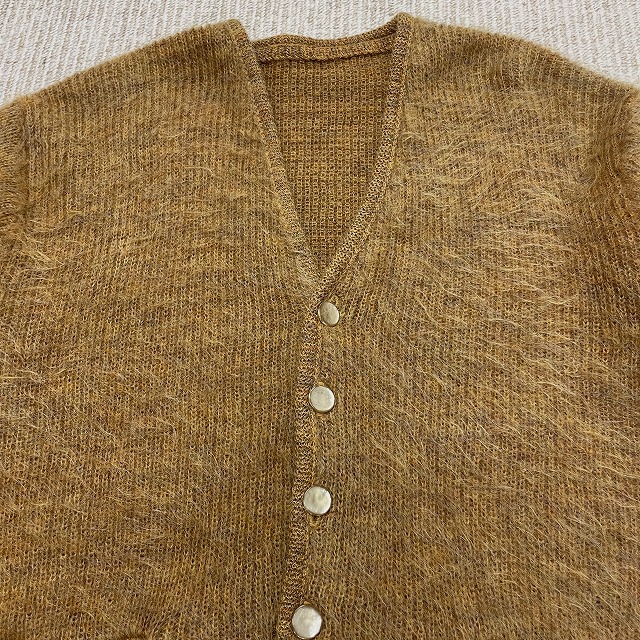 1960'S VINTAGE MOHAIR CARDIGAN 「シャギー、サイズM」｜SAFARI