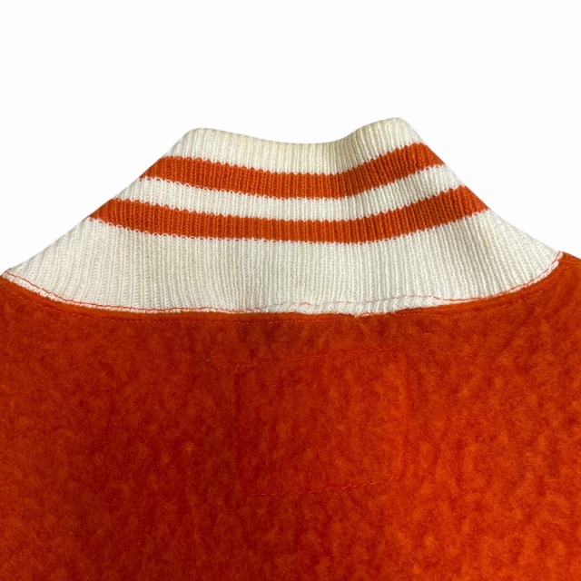 CHAMPION ZIP UP ATHLETIC JACKET 60S 「TEXAS、オレンジ