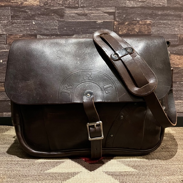 RRL LEATHER MAIL BAG ITALY製｜SAFARI サファリ｜高円寺 吉祥寺