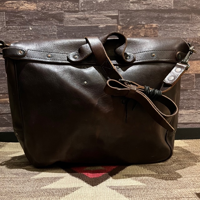 RRL LEATHER MAIL BAG ITALY製｜SAFARI サファリ｜高円寺 吉祥寺