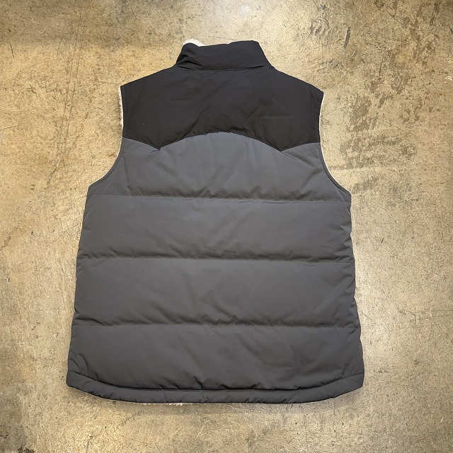 PATAGONIA REVERSIBLE BIVY DOWN VEST 2020 FORGE GREY｜SAFARI