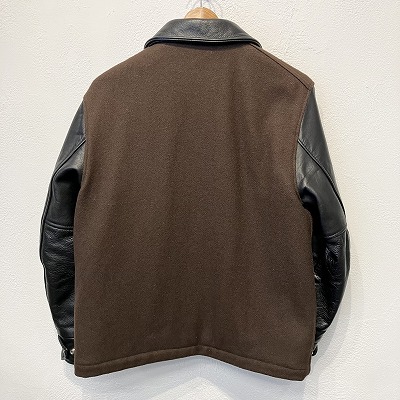 SKOOKUM MELTON/LEATHER JACKET USA M｜SAFARI サファリ｜高円寺