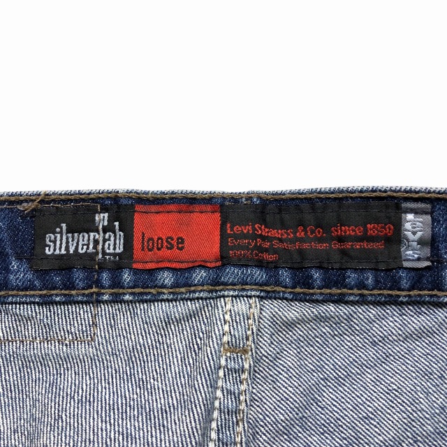 LEVI'S SILVER TAB LOOSE DENIM PANT 90S 「USA製、実寸W36 L30