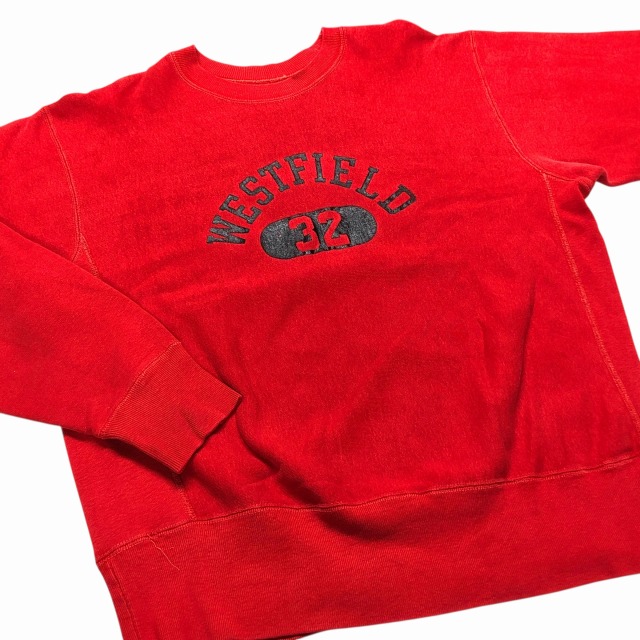 Champion / 60s～/cornell football/タタキタグ/リバースウィーブ/スウェット/L/コットン/RED CHAMPION REVERSE WEAVE 60S 「タタキタグ、レッド×ブラック
