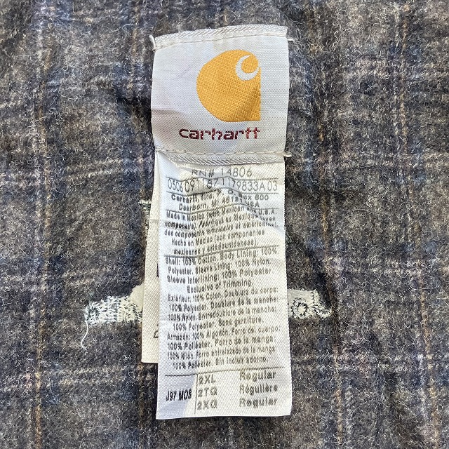 CARHARTT DETROIT JACKET 1990'S OLD XXL｜SAFARI サファリ｜高円寺 ...