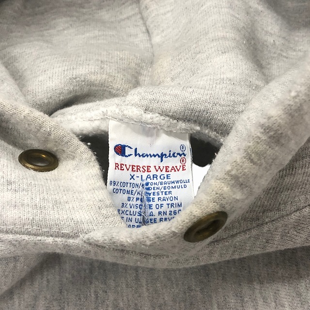 Champion◇RW/90s/MUNDELEIN/XL/コットン/レッド-