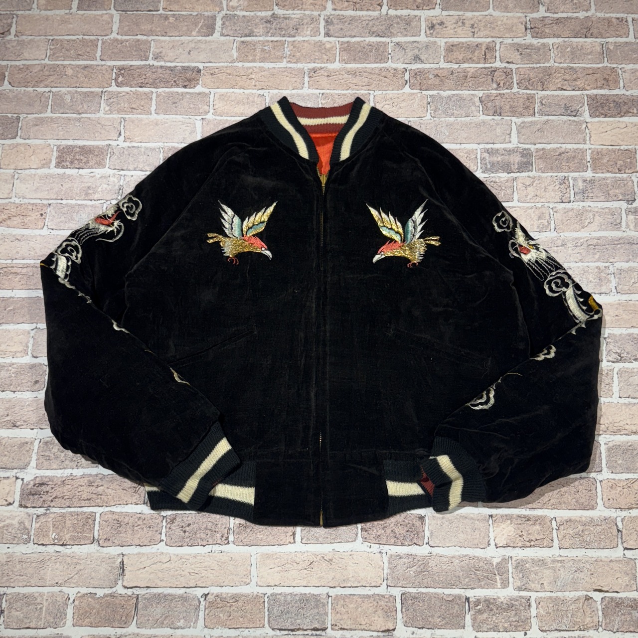 しま　50s souvenir jacket オリジナル虎　鷹　別珍 しま 50s souvenir jacket オリジナル虎 鷹 別珍 楽天市場】50s