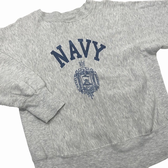 贅沢品 00s Champion リバースウィーブ 染み込み US.NAVY トップス ...