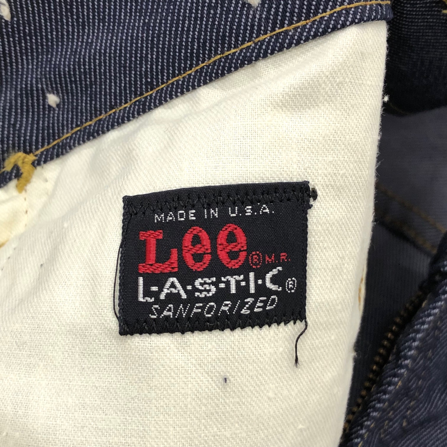 Lee LASTIC カラーデニム デッドストック 70´s 30x28 ネット買い www