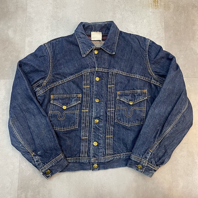 BIG SMITH DENIM JACKET 50S 「ブランケットライナー、濃紺、サイズ38