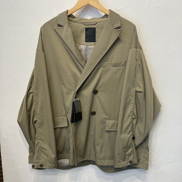 NEW】DAIWA PIER39 BREASTED JACKET TWILL BEIGE｜SAFARI サファリ