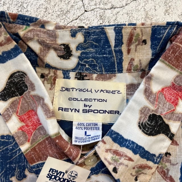 DIETRICH VAREZ COLLECTION BY REYN SPOONER HAWAIIAN SHIRT DEAD