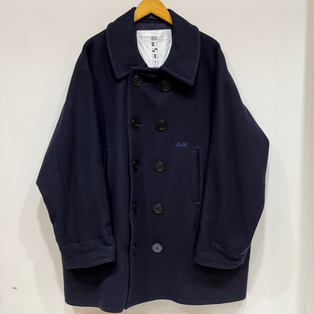 NAUTICA×A.H P-COAT 10 BUTTON 20AW L｜SAFARI サファリ｜高円寺